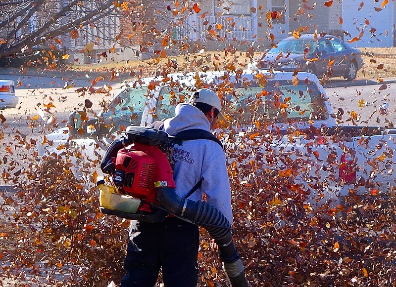 Fall is leaf blower season