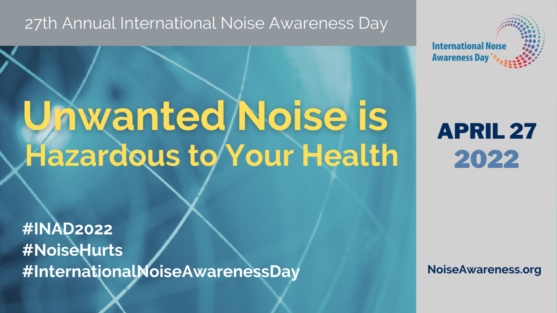 Today is International Noise Awareness Day