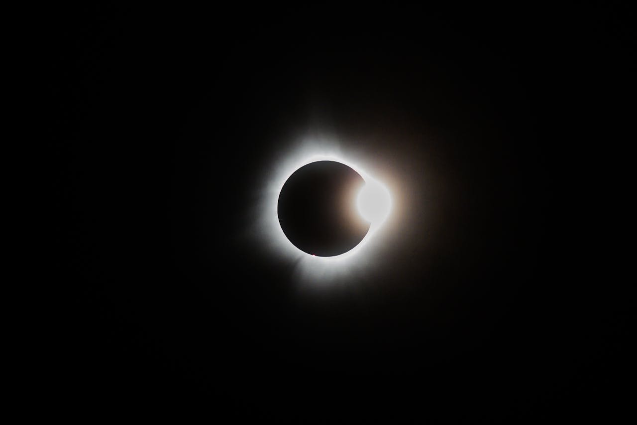 How are a solar eclipse and a loud party alike?